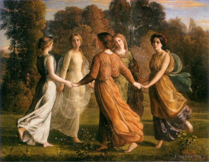 路易斯·詹莫特 的油画作品 -  《太阳之光,1,诗》