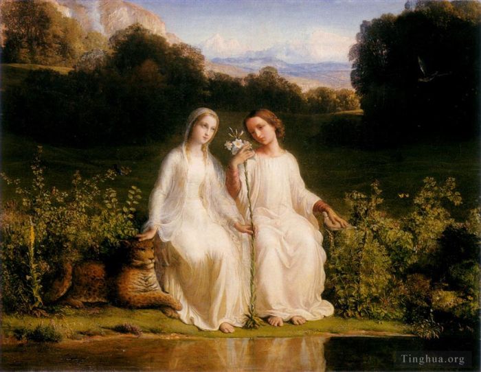 路易斯·詹莫特 的油画作品 -  《处女诗》