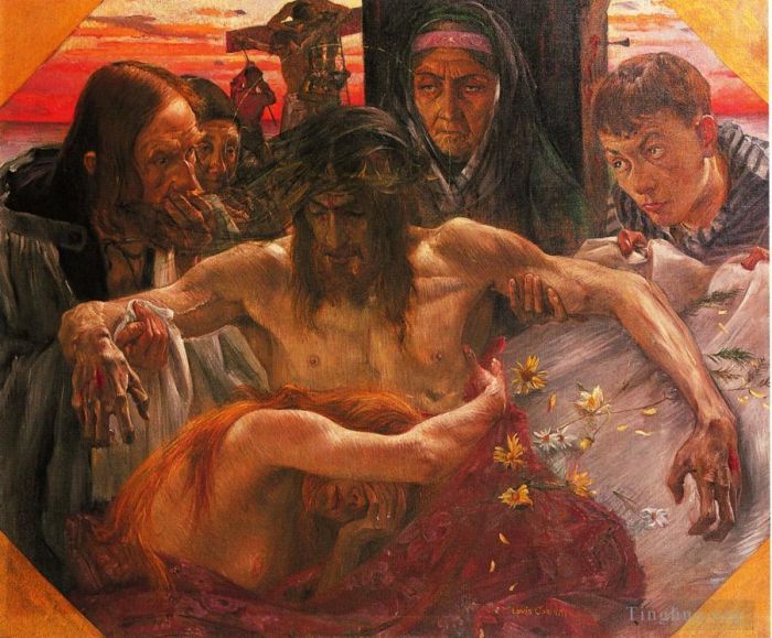 洛维斯·科林斯 的油画作品 -  《证词》