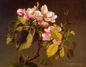 艺术家马丁·约翰逊·赫德作品《苹果花》