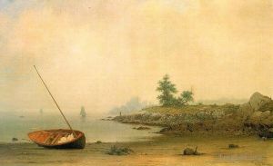 艺术家马丁·约翰逊·赫德作品《搁浅的船》