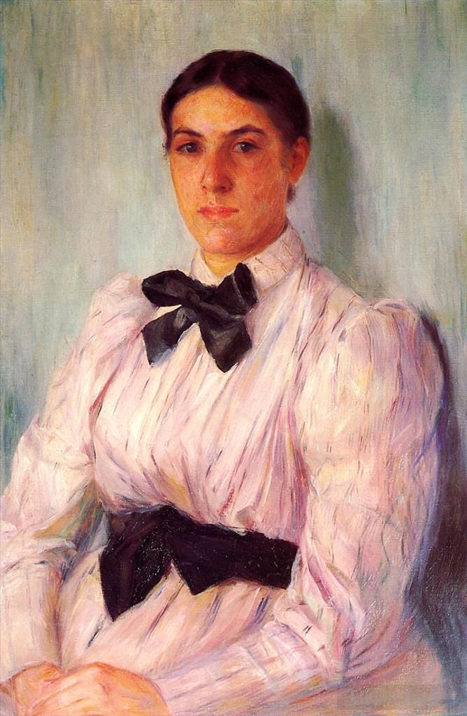 玛丽·史帝文森·卡萨特 的油画作品 -  《威廉·哈里森夫人的肖像》