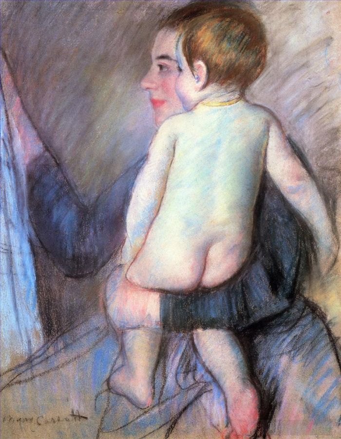 玛丽·史帝文森·卡萨特 的各类绘画作品 -  《在窗口》