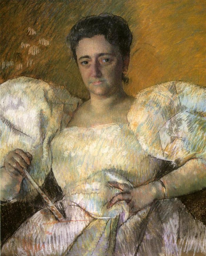 玛丽·史帝文森·卡萨特 的各类绘画作品 -  《路易斯·W·哈夫梅尔》