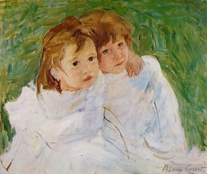 玛丽·史帝文森·卡萨特 的各类绘画作品 -  《姐妹》