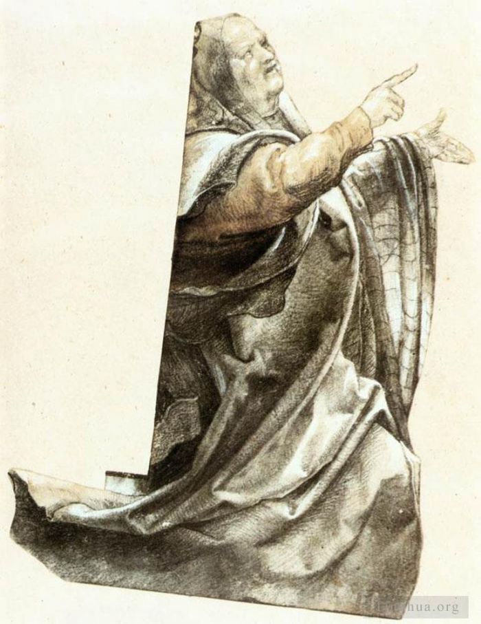 马蒂亚斯·格吕内瓦尔德 的各类绘画作品 -  《抱怨法利赛人》