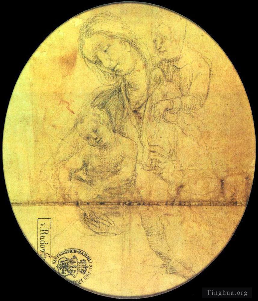 马蒂亚斯·格吕内瓦尔德作品《玛丽与孩子和年轻的圣约翰》