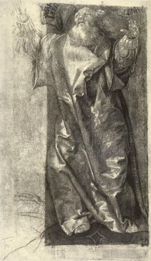 艺术家马蒂亚斯·格吕内瓦尔德作品《摩西,1511》