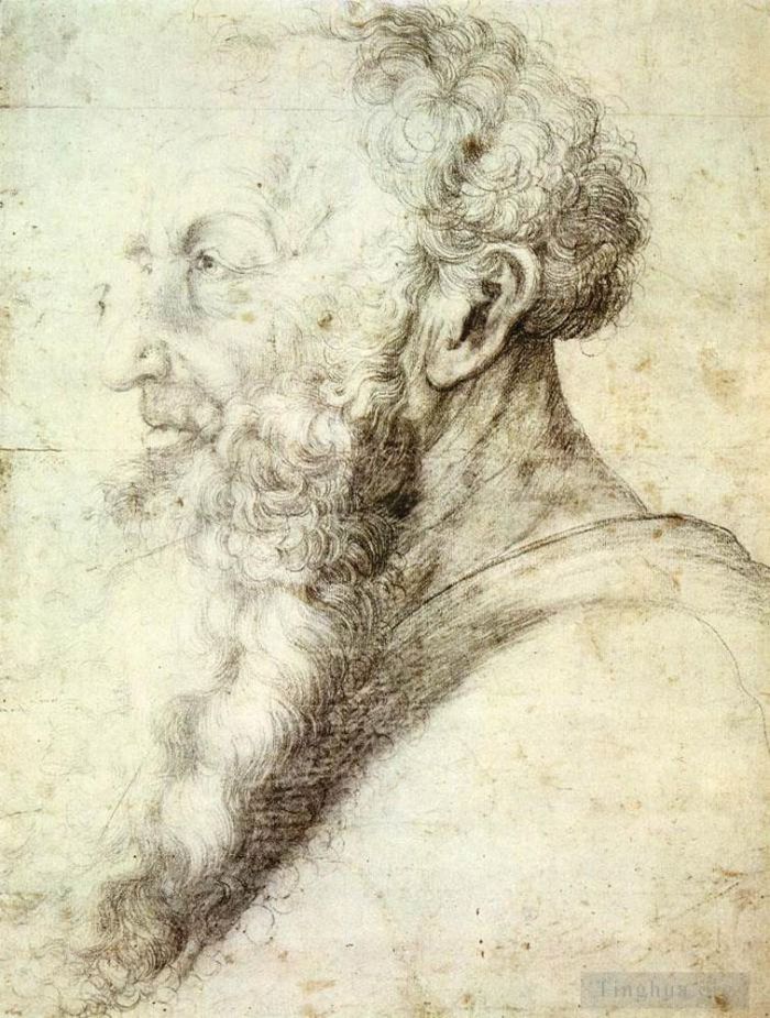 马蒂亚斯·格吕内瓦尔德 的各类绘画作品 -  《吉多·古尔斯的肖像》