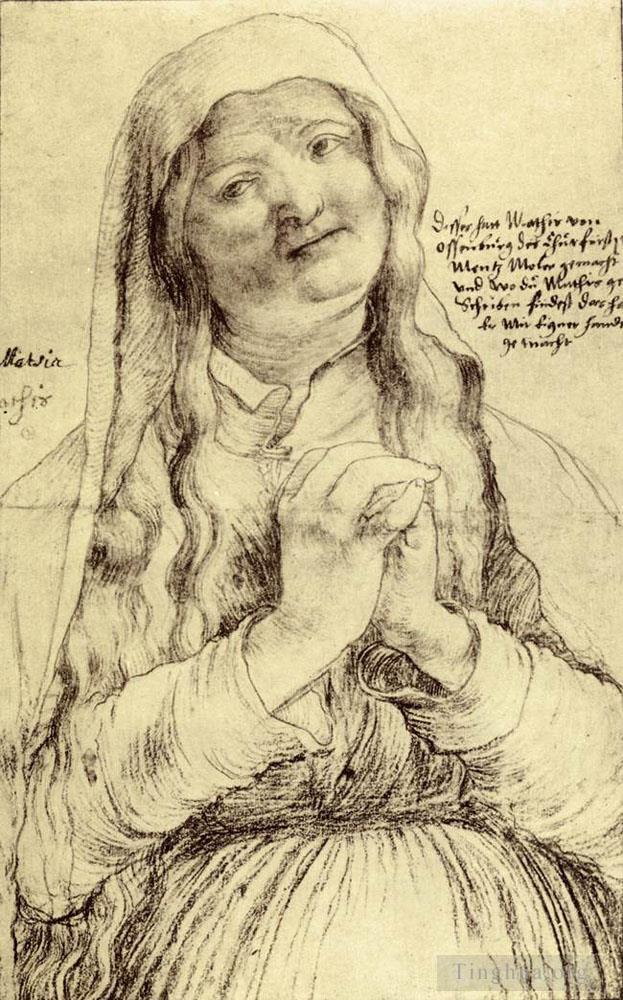 马蒂亚斯·格吕内瓦尔德作品《祈祷的女人》
