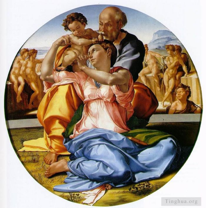 米开朗琪罗 的各类绘画作品 -  《多尼·通多》