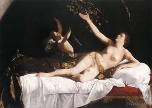 古董油画《Danae Baroque Orazio Gentileschi》