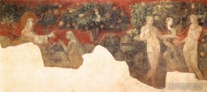 艺术家保罗·乌切洛作品《夏娃的创造和原罪》