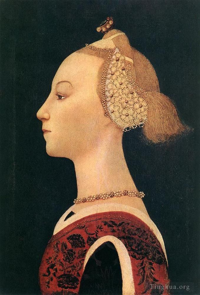 保罗·乌切洛 的各类绘画作品 -  《一位女士的肖像》