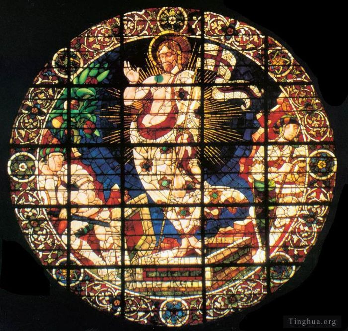 保罗·乌切洛 的各类绘画作品 -  《基督的复活》