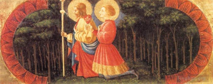 保罗·乌切洛 的各类绘画作品 -  《圣约翰和安萨诺》