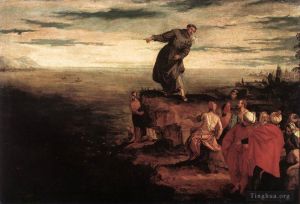 艺术家保罗·委罗内塞作品《圣安东尼向鱼布道》