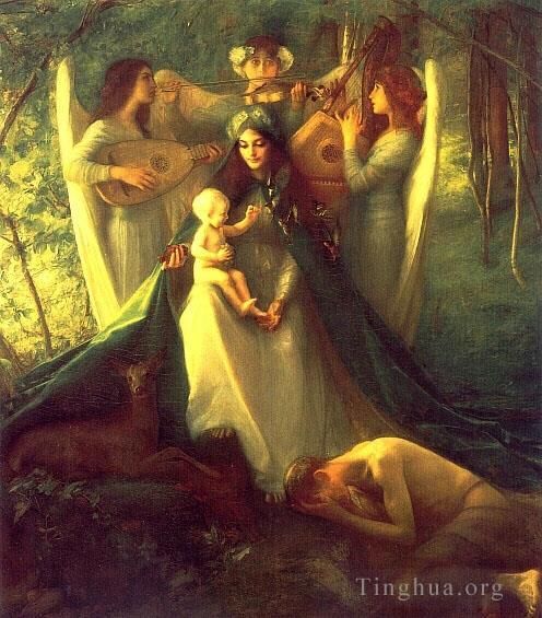 帕斯卡·达仰·布弗莱 的油画作品 -  《痛苦Consolatrix》