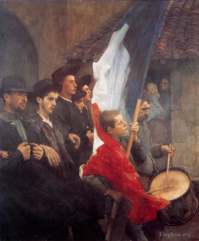 帕斯卡·达仰·布弗莱 的油画作品 -  《义务者》