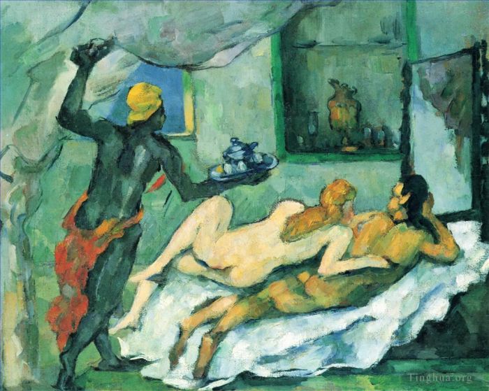 保罗·塞尚 的油画作品 -  《那不勒斯的下午》