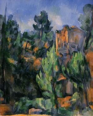 艺术家保罗·塞尚作品《比比姆斯采石场》