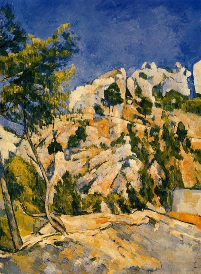 保罗·塞尚 的油画作品 -  《峡谷底部》