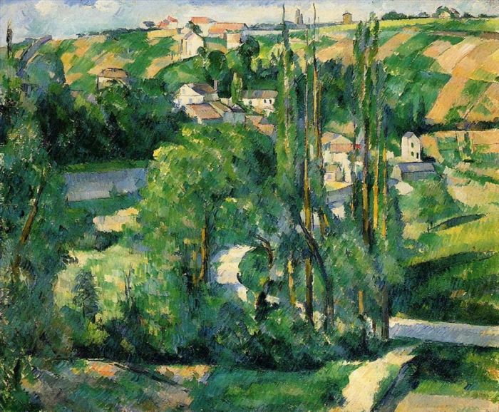 保罗·塞尚 的油画作品 -  《蓬图瓦兹的加莱丘,(Cote,du,Galet)》