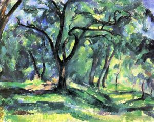 艺术家保罗·塞尚作品《森林1890》