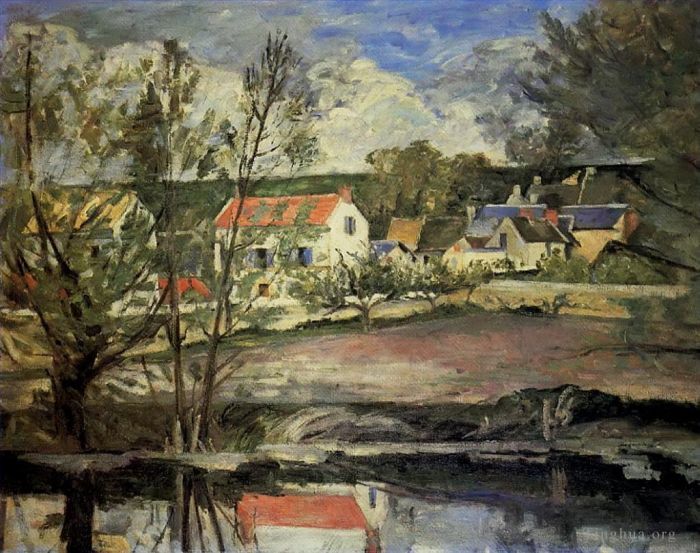 保罗·塞尚 的油画作品 -  《在瓦兹河谷》