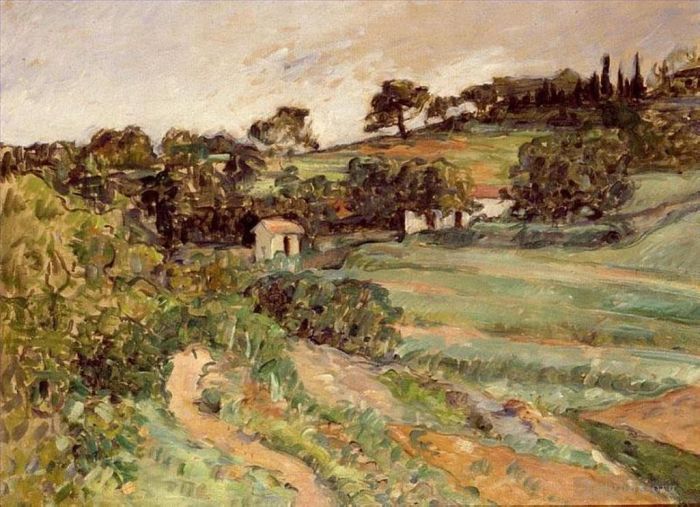 保罗·塞尚 的油画作品 -  《普罗旺斯的风景》