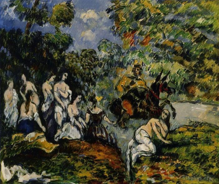 保罗·塞尚 的油画作品 -  《传奇场景》
