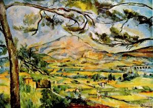 艺术家保罗·塞尚作品《圣维克多山,1887》