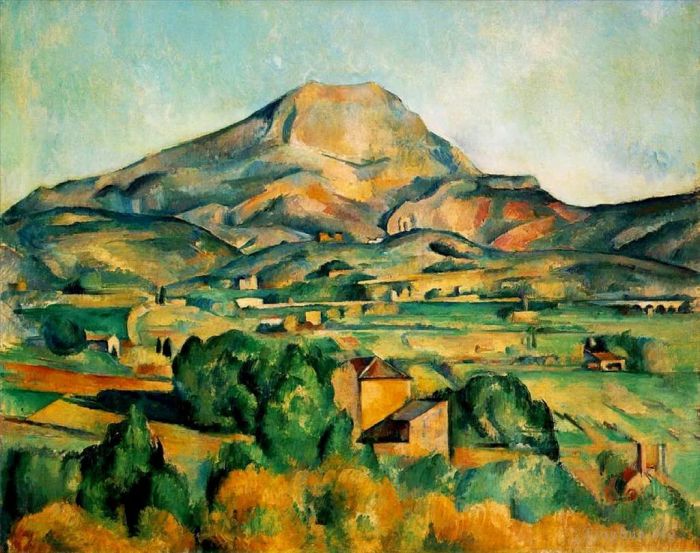 保罗·塞尚 的油画作品 -  《圣维克多山,1895》