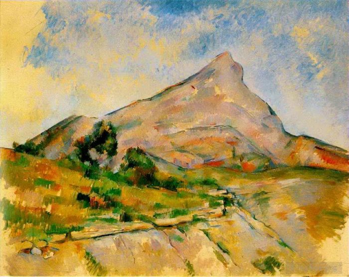 保罗·塞尚 的油画作品 -  《圣维克多山,1898》