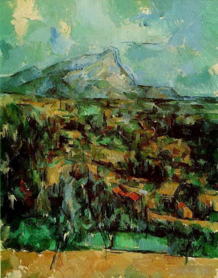 保罗·塞尚 的油画作品 -  《圣维克多山,2》