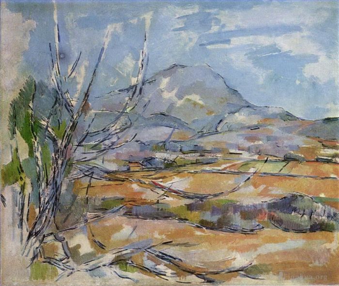 保罗·塞尚 的油画作品 -  《圣维克多山,6》