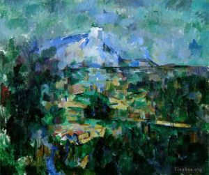 艺术家保罗·塞尚作品《劳韦,(Lauves),的圣维克多山,(Montagne,Sainte,Victoire)》