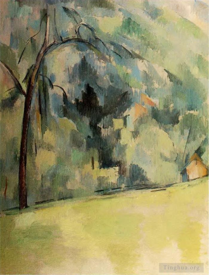 保罗·塞尚 的油画作品 -  《普罗旺斯的早晨》