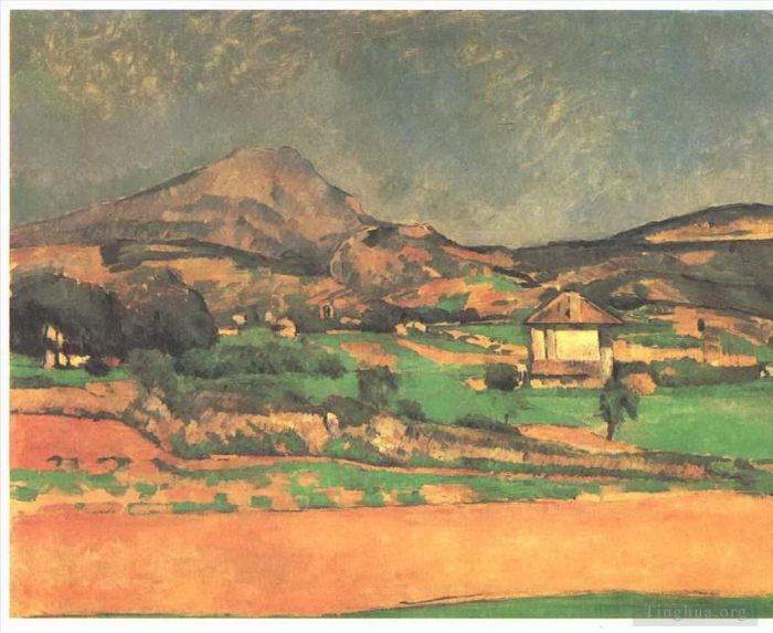 保罗·塞尚 的油画作品 -  《圣维克多山平原》