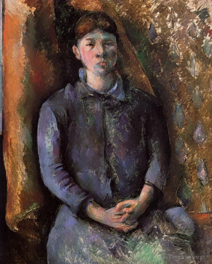 保罗·塞尚 的油画作品 -  《塞尚夫人的肖像》