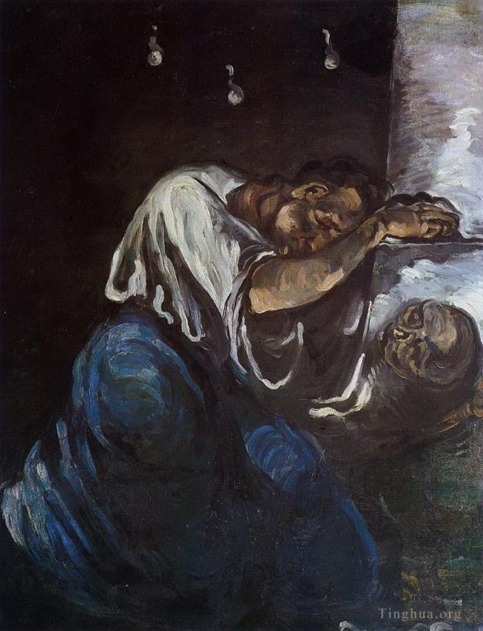 保罗·塞尚 的油画作品 -  《悲哀》