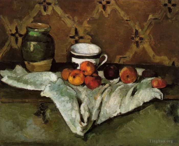 保罗·塞尚 的油画作品 -  《静物,1877》
