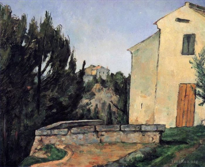 保罗·塞尚 的油画作品 -  《废弃的房子》