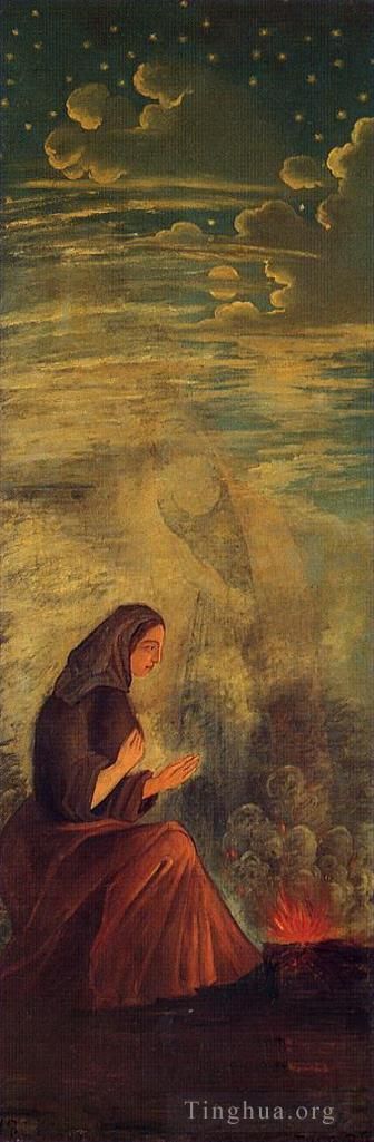 保罗·塞尚 的油画作品 -  《四个季节冬天》