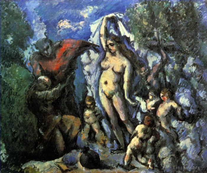 保罗·塞尚 的油画作品 -  《圣安东尼的诱惑》
