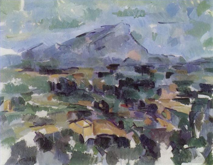 保罗·塞尚 的各类绘画作品 -  《圣维克多山,1906》
