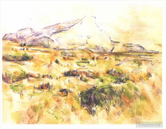 保罗·塞尚 的各类绘画作品 -  《圣维克多山》