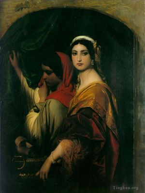 艺术家保罗·德拉罗什作品《希罗底,1843》