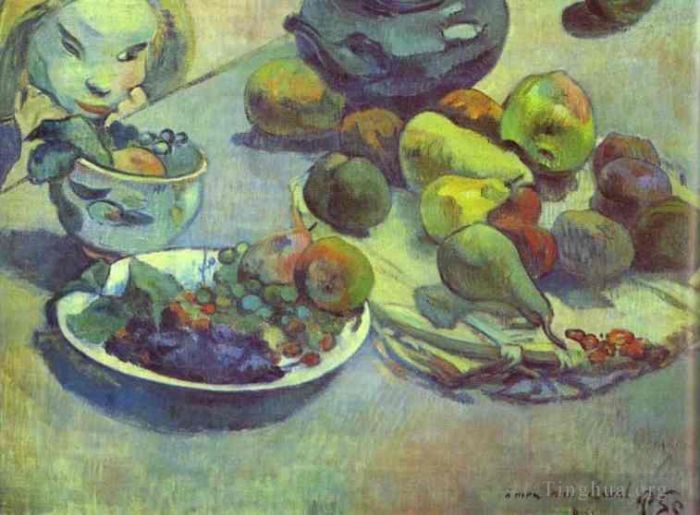保罗·高更 的油画作品 -  《水果》