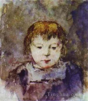 艺术家保罗·高更作品《高更的女儿艾琳的肖像》